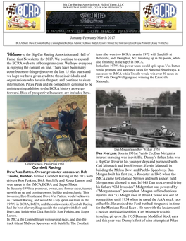Big Car Racing Association and Hall of Fame 306 Montrose Ave Bertrand Ne 68927