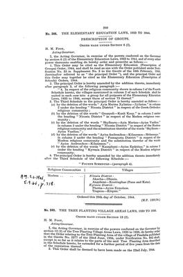 260 No. 344. T H E ELEMENTARY EDUCATION LAWS, 1933 to 1944
