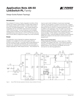 Application Note AN-50 Linkswitch-PL Family