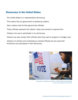 Democracy in the United States