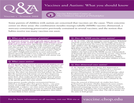 Vaccines and Autism: What You Should Know | Vaccine Education