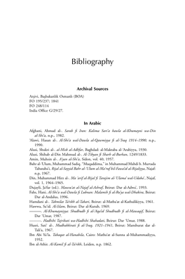 Bibliography