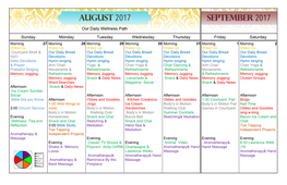 September 2017 Our Daily Wellness Path
