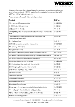 Product List March 2019 - Page 1 of 53