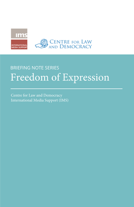 Freedom of Expression