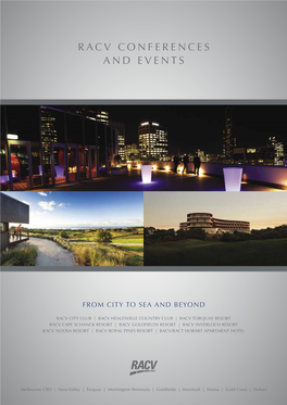 RACV Clubs and Resorts Conferences and Events
