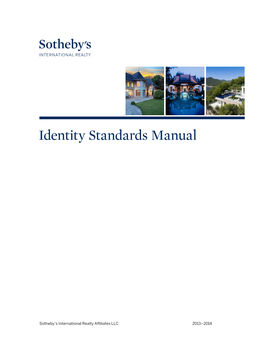 Identity Standards Manual