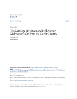 Conor Mcpherson's Girl from the North Country
