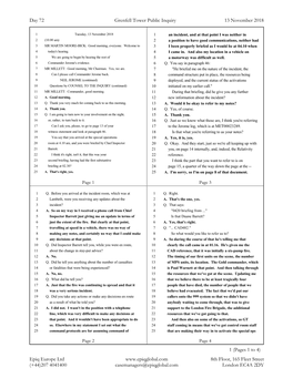 Day 72 Grenfell Tower Public Inquiry 13 November 2018 (+44)207