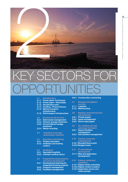 Key Sectors for Opportunities