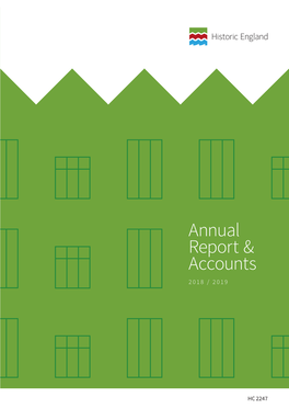 Historic England Annual Report & Accounts 2018-2019