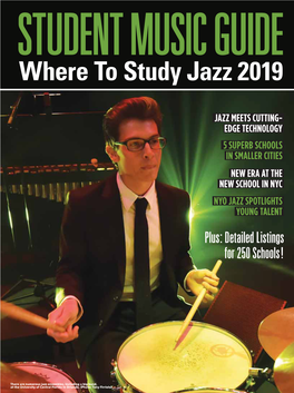 Where to Study Jazz 2019