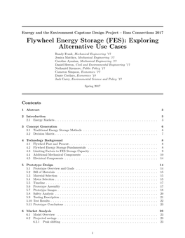 Flywheel Energy Storage