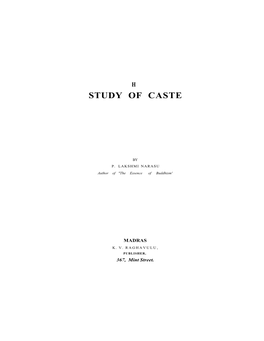 Study of Caste