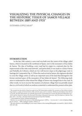 Visualizing the Physical Changes in the Historic Tissue of Samos Village Between 1889 and 1931*