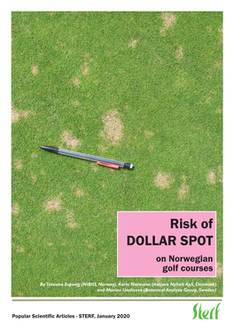 DOLLAR SPOT on Norwegian Golf Courses