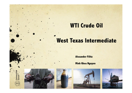 WTI Crude Oil West Texas Intermediate