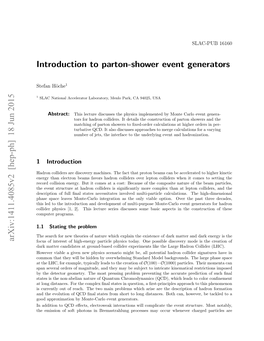 Introduction to Parton-Shower Event Generators
