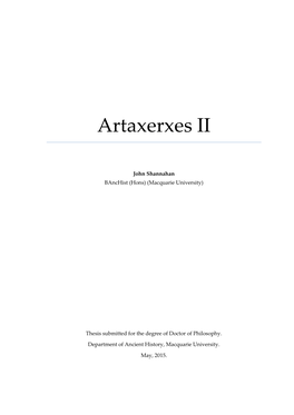 Artaxerxes II