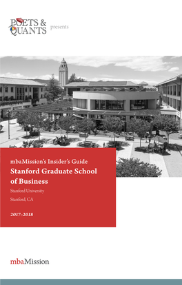 Insider's Guide: Stanford Graduate School of Business