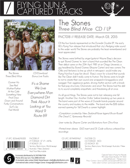 The Stones Three Blind Mice CD / LP