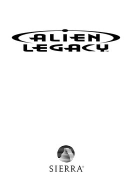 Alien Legacy On-Line Documentation