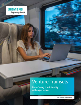 Venture Trainsets Redefining the Intercity Rail Experience