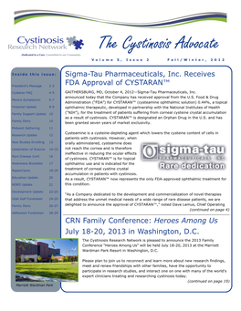 The Cystinosis Advocate