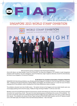 Singapore 2015 World Stamp Exhibition
