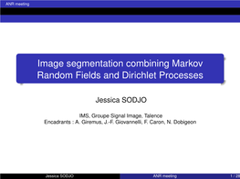 Image Segmentation Combining Markov Random Fields and Dirichlet Processes