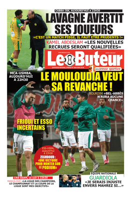 Le Mouloudia Veut Sa Revanche !