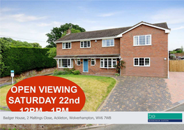 Badger House, 2 Maltings Close, Ackleton, Wolverhampton, WV6