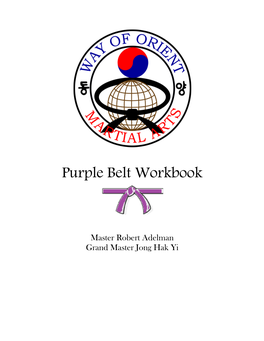 Purple Belt Workbook