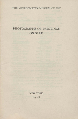 Photographs of Paintings on Sale
