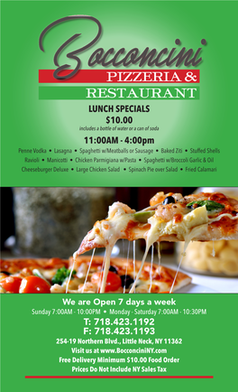 Bocconcini Pizzeria & Restaurant