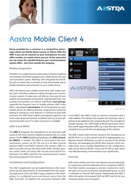 Aastra Mobile Client 4