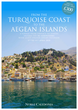 Turquoise Coast Aegean Islands