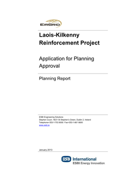 Laois-Kilkenny Reinforcement Project