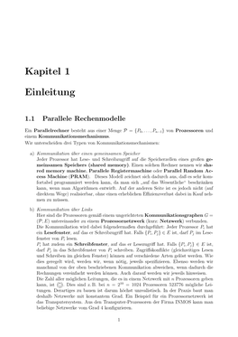 Kapitel 1 Einleitung