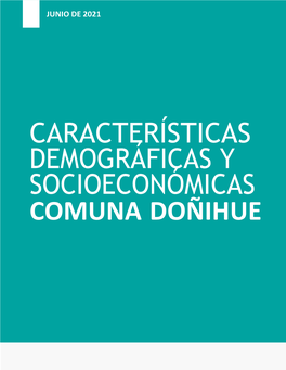 Características Demográficas Y Socioeconómicas Comuna Doñihue