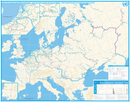 Map of the European Inland Waterway Network – Carte Du Réseau Européen Des Voies Navigables – Карта Европейской Сети Внутренних Водных Путей