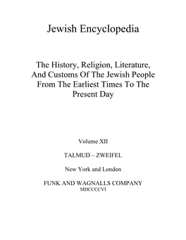 Jewish Encyclopedia