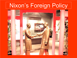 Nixon's Foreign Policy