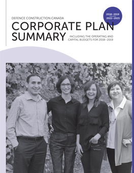 Corporate Plan Summary, the Quarterly June 22, 2017