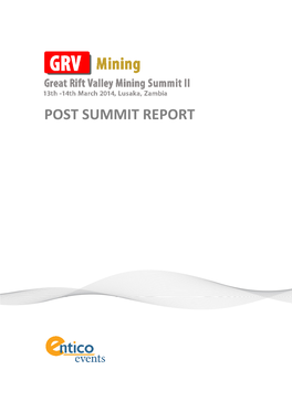 Post Summit Report