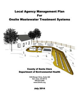 Local Agency Management Plan for Onsite Wastewater Treatment Systems
