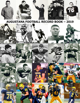Augustana Football Record Book – 2019
