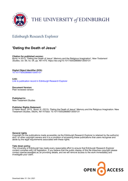 Edinburgh Research Explorer