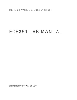 Ece351 Lab Manual