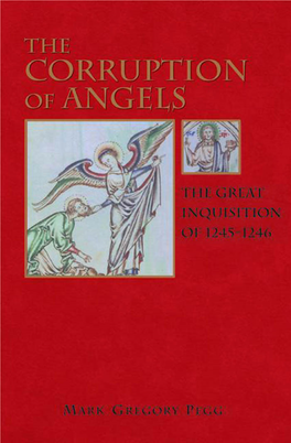 THE CORRUPTION of ANGELS This Page Intentionally Left Blank the CORRUPTION of ANGELS